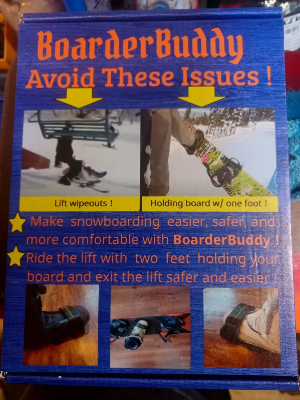 A poster of snowboarding safety and the rules.